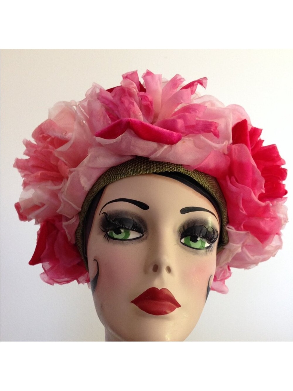 VINTAGE 1950s flower hat
